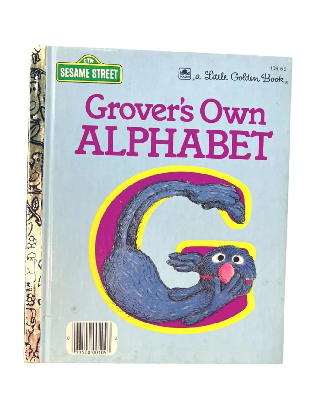Grovers Own Alphabet 1978 Sesame Street Little Golden Book Hardcover